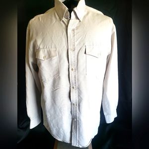 Greg Norman Long Sleeve Button-down Men's Medium FF6